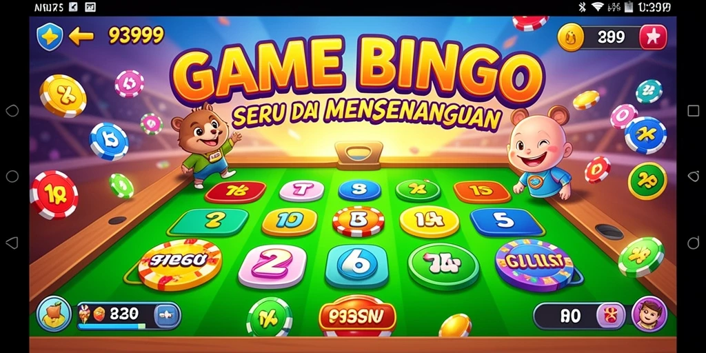Screenshot gameplay yang menunjukkan keseruan bermain Bingo di 9399.
