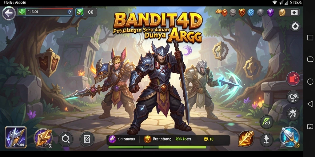 Tangkap momen seru dalam gameplay ARPG BANDIT4D.