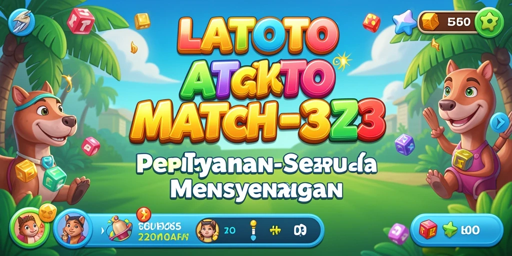 Gameplay LATOTO yang seru dengan kombinasi warna di setiap level.