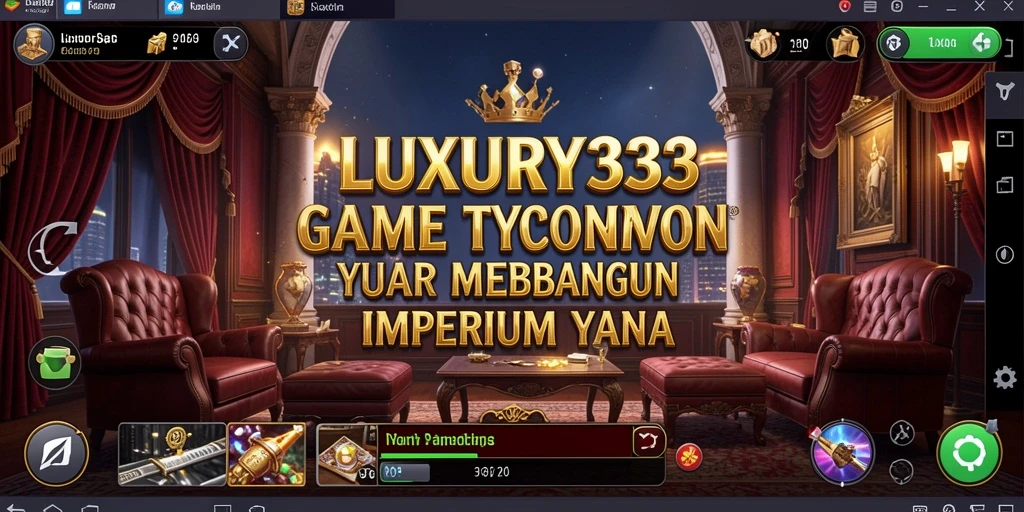 Tangkapan layar utama LUXURY333 menampilkan gameplay Tycoon yang seru.