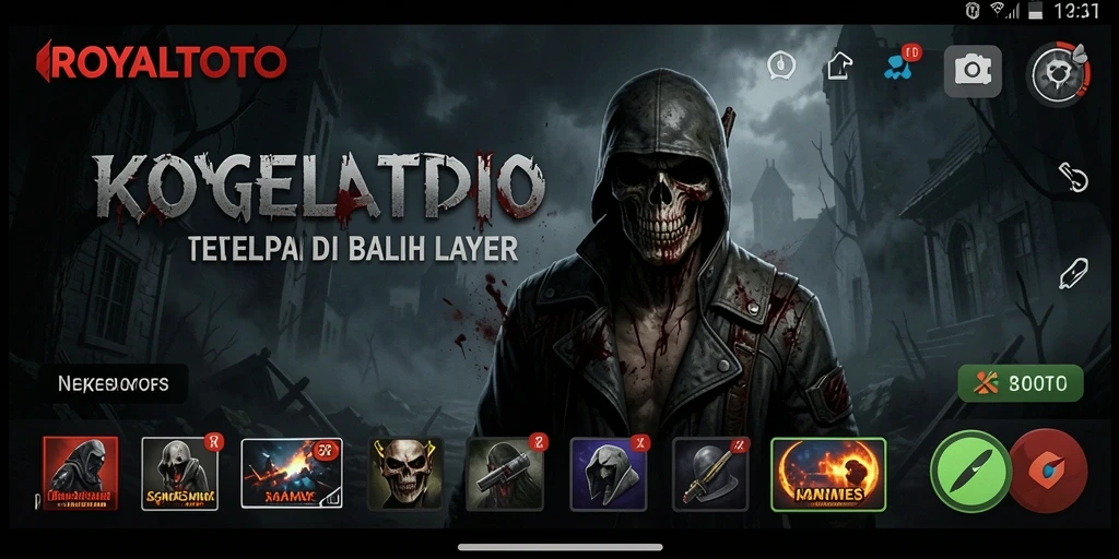 Gameplay menegangkan di ROYALTOTO dengan suasana horor yang mencekam.