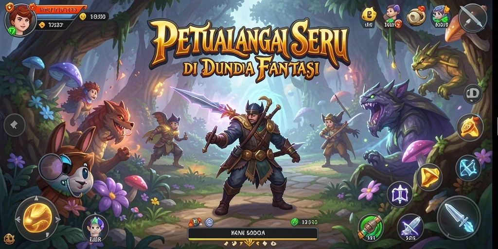 Tampilan menarik dari gameplay T6 di dunia fantasi.